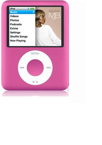 Pink iPod nano