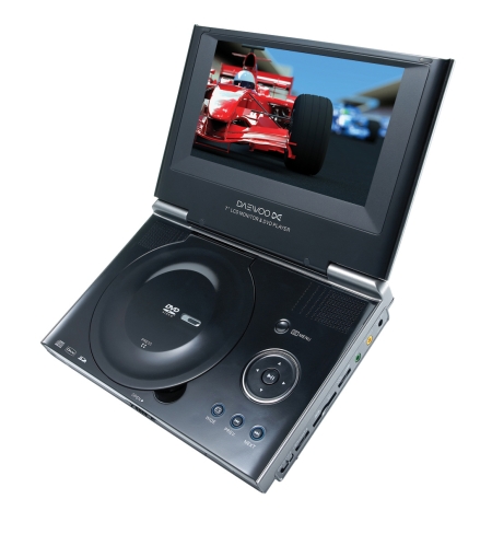 Daewoo DPC-7209PD portable DVD player
