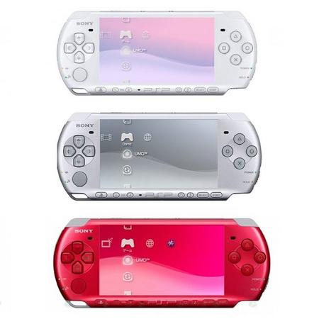 sony psp in different colours