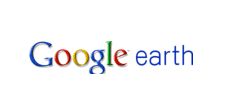 google earth logo white