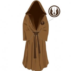 Jedi robes dressing gown logo