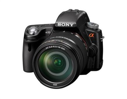 Sony a33 Translucent Mirror Technology camera