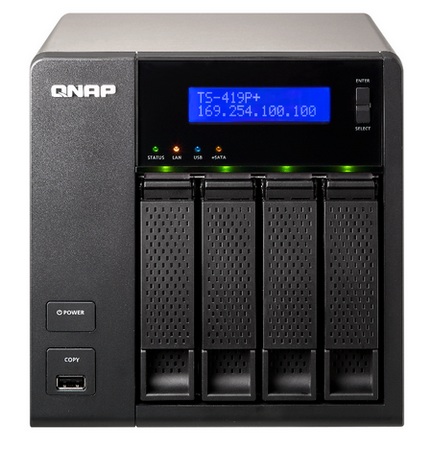 QNAP TS 419P Turbo NAS Server